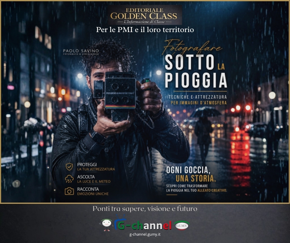 Fotografare sotto la pioggia in sicurezza